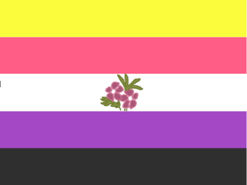 nbsapphics:  my take on a nonbinary sapphic flag! yeah I know, they suck. 