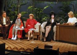 itsmyvirginlife:  (from left to right) Doc Severinsen, Pee Wee Herman, Phyllis Diller, Elvira, Joan Rivers