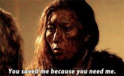 fffreckles:  Clarke/Lexa/Anya Parallels 