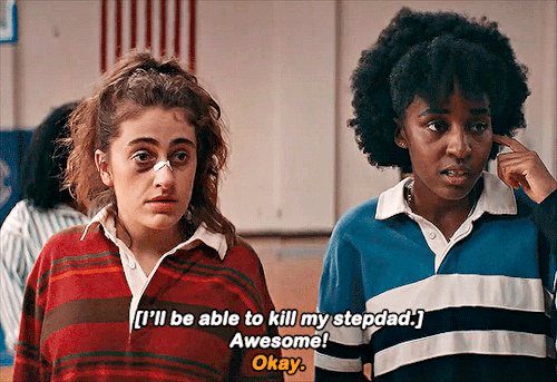 RACHEL SENNOTT AND AYO EDEBIRI Bottoms (2023) Dir. Emma Seligman