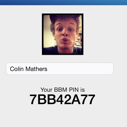 Well everyone seems to be doing it so why not? Add me! #bbm
