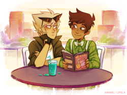 ikimaru:  Dirkjake date :^)  ☆ speedpaint 