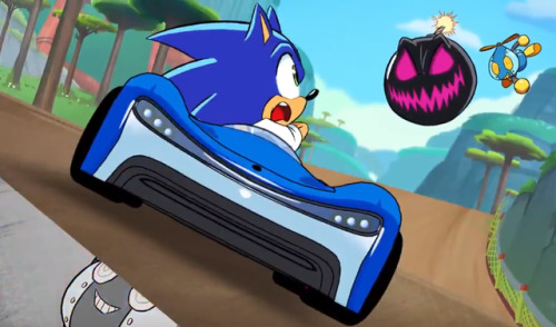 From the new animation: Team Sonic Racing Overdrive The best is the Froggy merchLo mejor es la merca