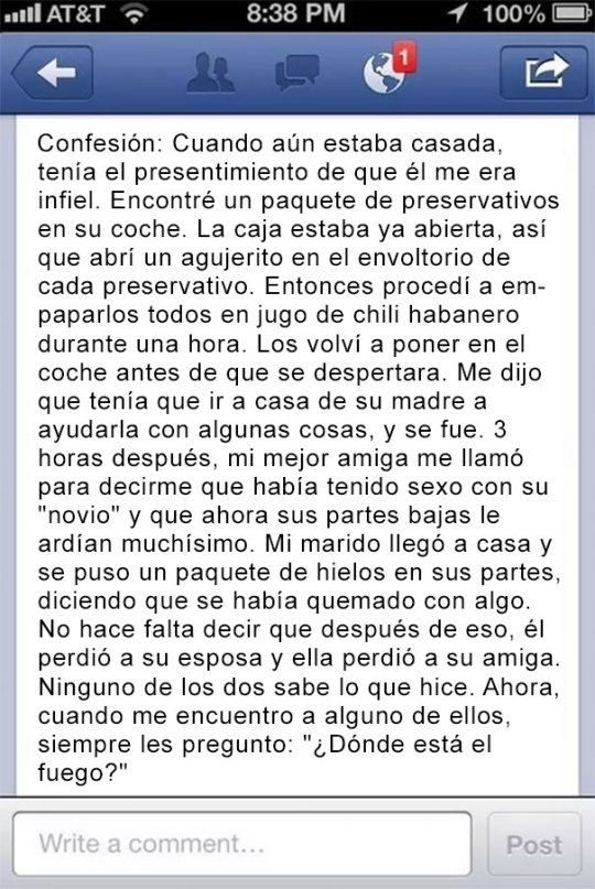 Venganza, venganza everywhere