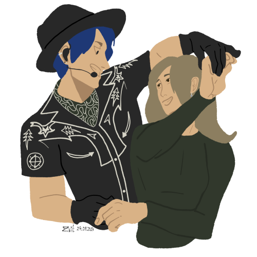 Bestie Asked Me If I Could Draw Her With Her Favorite Idol Hongjoong From Ateez