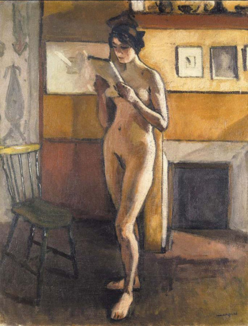 fleurdulys: Standing Female Nude - Albert Marquet