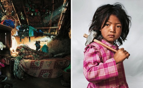 Portraits Of Children Around The World And Where They Sleep