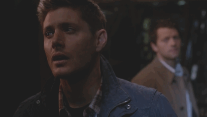 dudewheresmypie:It’s a little difficult to see, but look closely, right when Cas says I’m okay, he’s