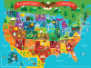 interesting-maps:
“ Illustrated map of the US by Sara Lynn Cramb, appeared on the cover of Smithsonian Young Explorers: 50 States.
”