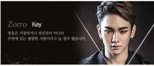 shineetown:  Key @ Zorro Musical promotion 