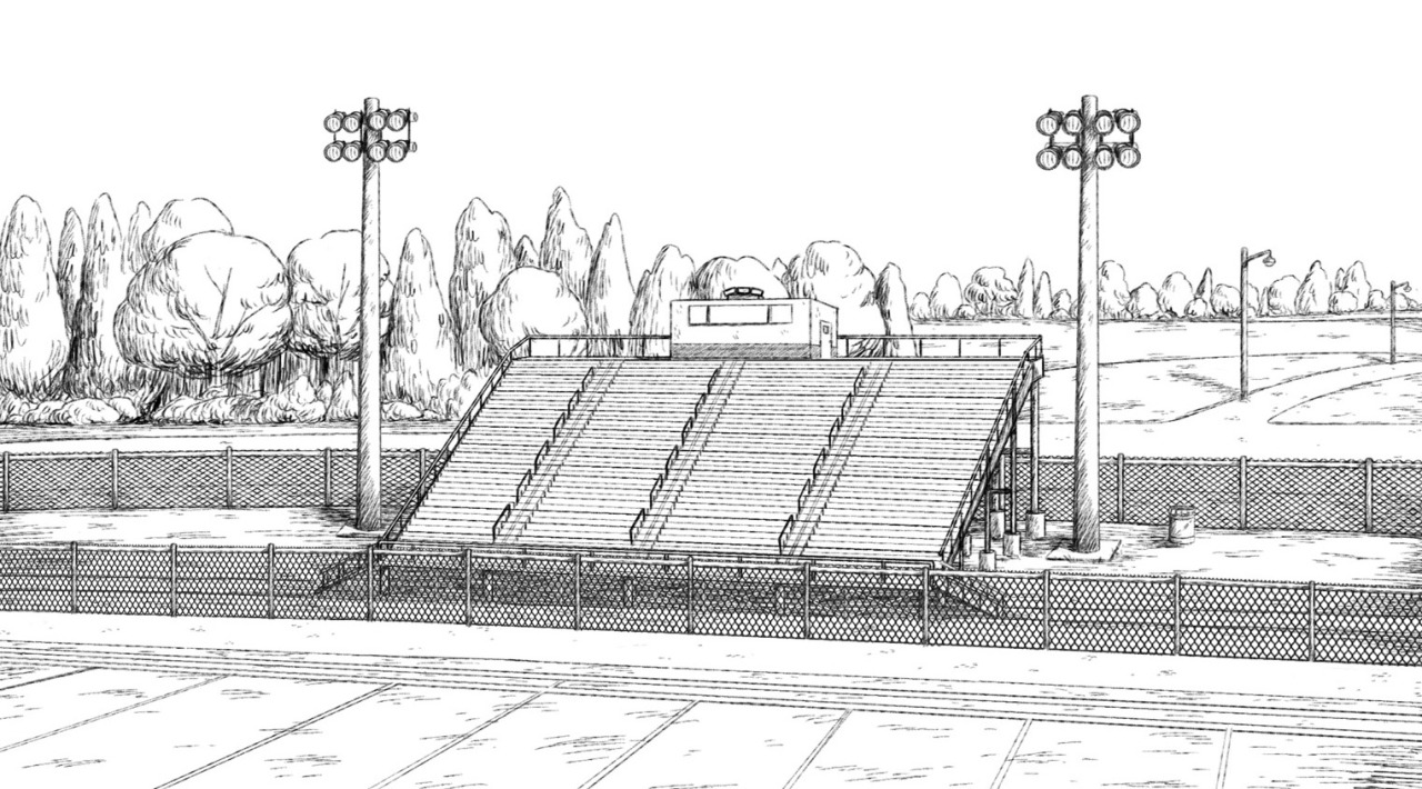 clarkesnyder:  Background layout designs by Clarke Snyder for Cartoon Network’s