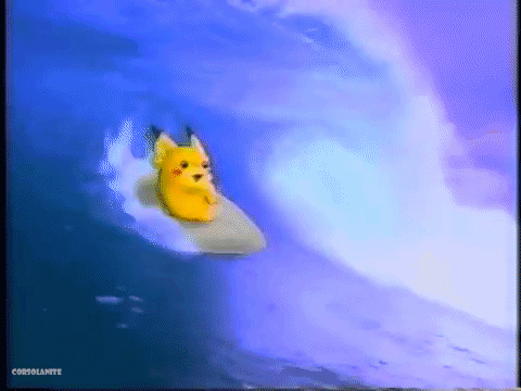 corsolanite:Nintendo 64 Surfing Pikachu campaign (1998)        This Surfing Pikachu was distributed 