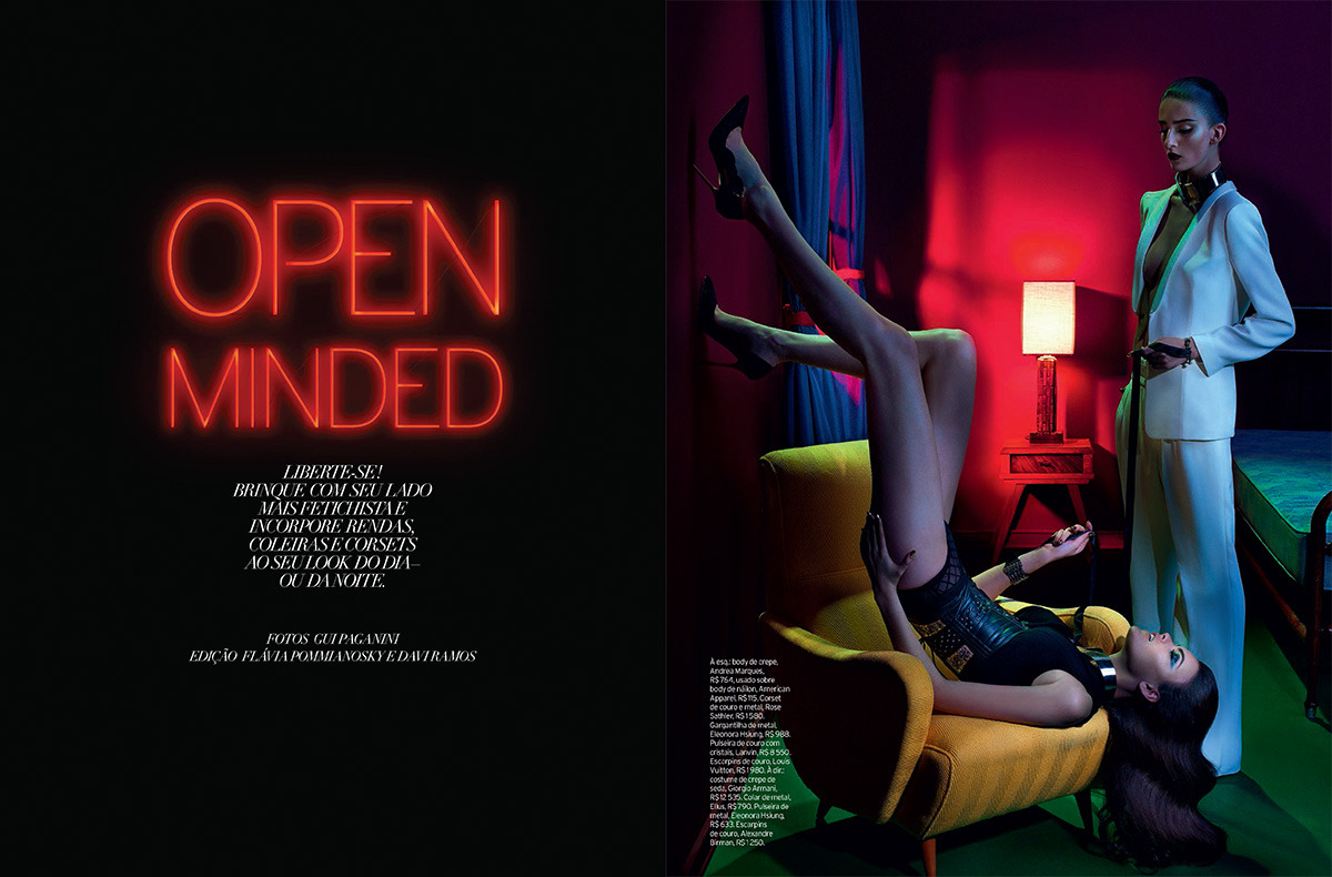 labstrakts:  Cris Herrmann &amp; Kamila Hansen by Gui Paganini for Elle Brazil