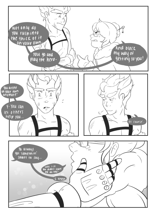 Silly Rat&hellip;People care about you, ya know&hellip;. (A little meihem comic to heal my soul v_v)