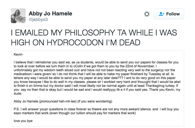 beggars-opera:  refinery29:  This student emailed her philosophy TA after getting