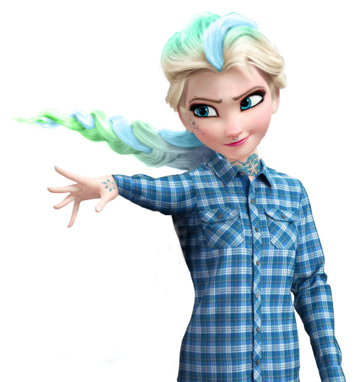trustinmedontyoujudgeorquestion:  winchesterissues:  Decided to Photoshop an Alternative Elsa since nobody else has done it yet. Tell me what you think!   The arm on the left looks too short but apart from that it’s pretty cool :3