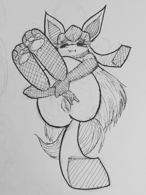 acrylicove:More Hatsuyuki’s ass.  Trying different things with my pens. Kind of a sketch here.Awyiss~