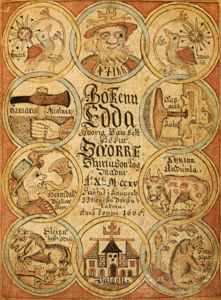 ahencyclopedia:  EDDA: EDDA is a term used to describe two Icelandic manuscripts that were copied down and compiled in the 13th century CE. Together they are the main sources of Norse mythology and skaldic poetry that relate the religion, cosmogony, and