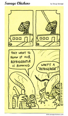savagechickens:  First Contact. More aliens.