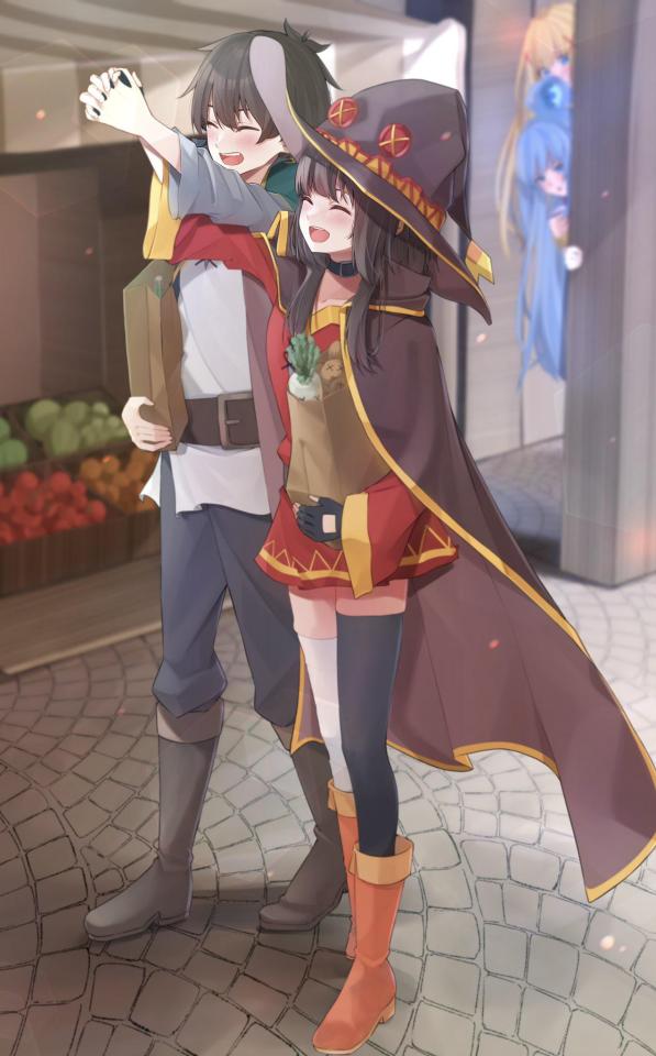 Image tagged with konosuba satou kazuma megumin on Tumblr