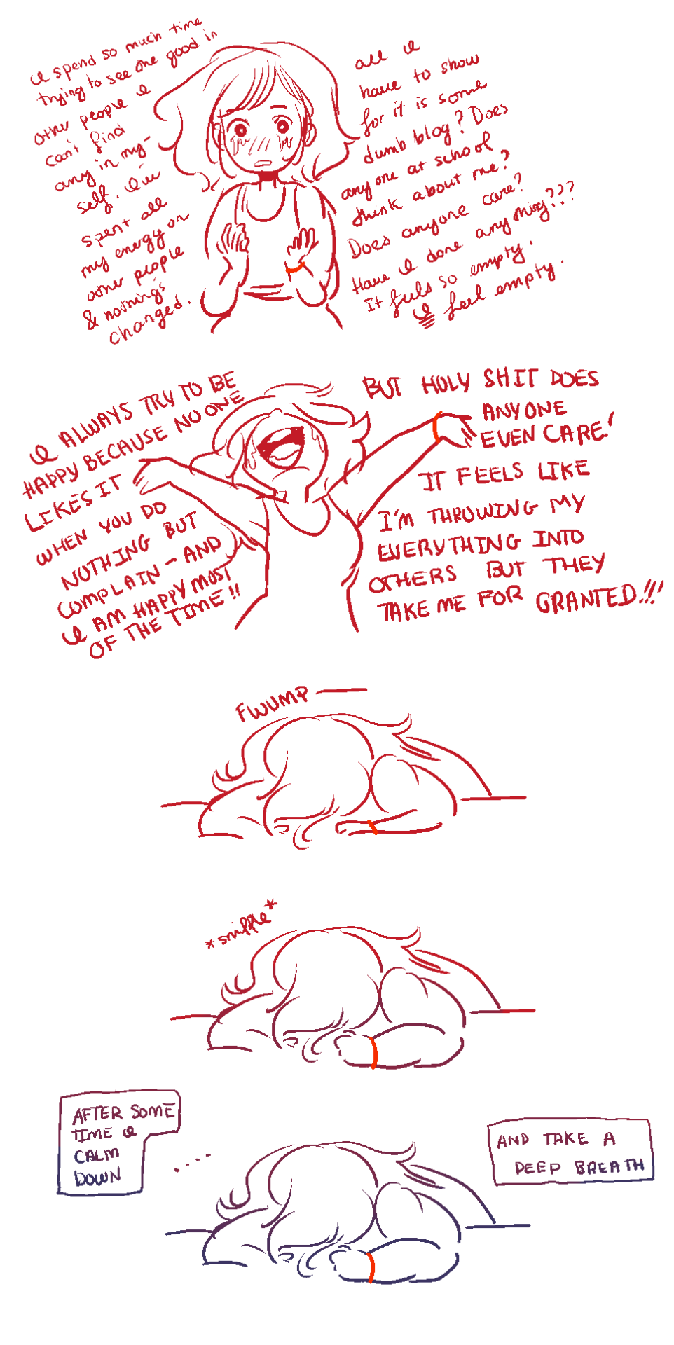 borichas:  a comic about my personal internal struggles and how i overcome the negativity.