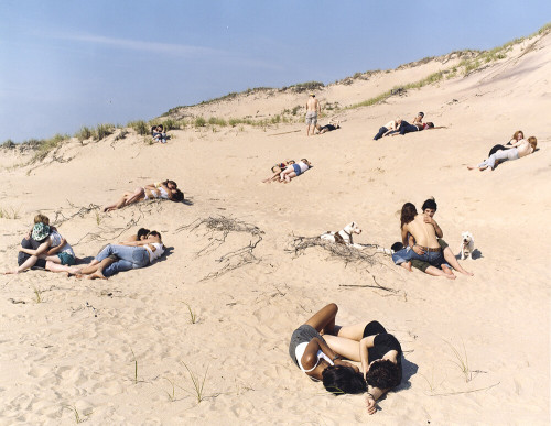 radioheadlover:girls in sand, justine kurland, 2002.