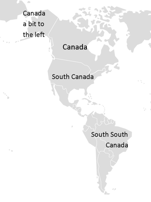 unfugbilder: Warum nicht Trumps geographische Schwächen einmal sinnvoll nutzen?#MakeCanadaGreat