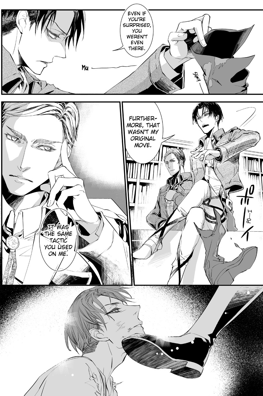 desperate-translations:  Title: 足戯 Artist: senken Translator: kichiru Typesetter: fenwarg
