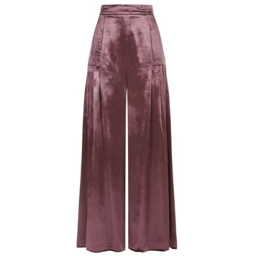 Temperley London Breeze Trousers ❤ liked on Polyvore (see more red crop pants)