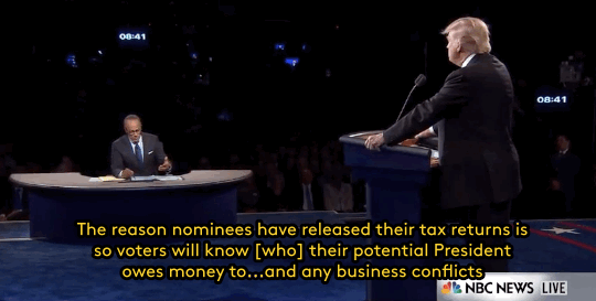 refinery29:   Home run by Hillary. Donald Trump NEEDS to release his tax returns,