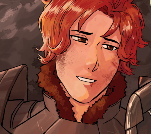 Really hyped that I got to do 2 pieces for Lover&rsquo;s Tryst: A FE3H Sylvain Zine! One is angsty a