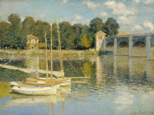 Porn Pics claudemonet-art:  Claude Monet - The Bridge