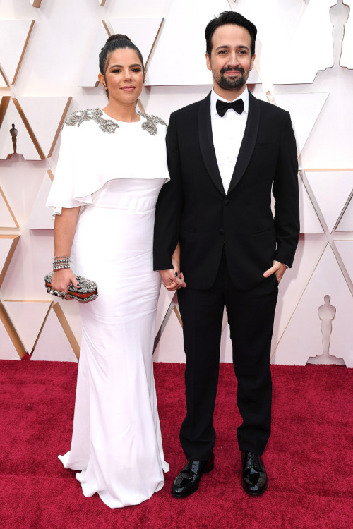 Vanessa Nadal and Lin-Manuel Miranda at the 2020 Academy Awards