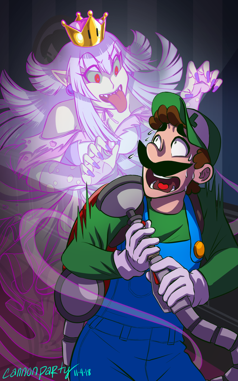 Cannon Party — Boosette and Luigi Boosette is soooo cute! But I...