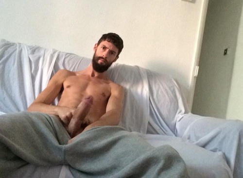 amantedelcazzo:  Hot beard guy with big cock. Don’t miss my Archive to see all my post, just click: “Amante del cazzo” I’m a 25yo italian cock’s lover. Amateur pics, public jerk and fleshlight and webcam vids turn me on as f**k.