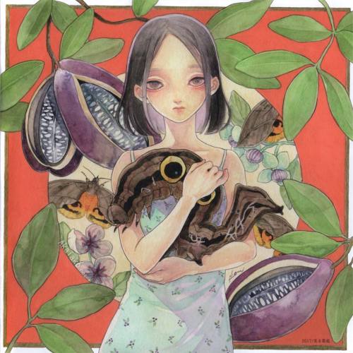 FRUIT GARDEN by Em Nishizuka is printed in &ldquo;Insect Decoration&rdquo;. Signed copies available 