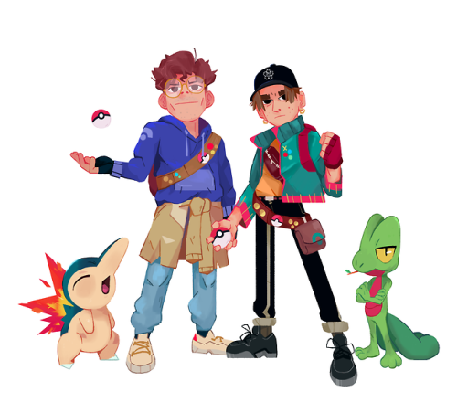 Barracrewda as Pokemon Trainers!!Let’s go!