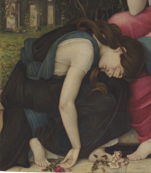  John Roddam Spencer Stanhope  [English. 1829 - 1908] Patience on a Monument, Smiling at Grief.  Exh