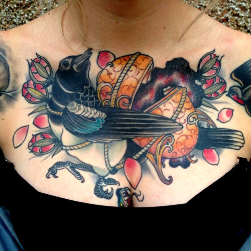 thievinggenius:  Tattoo done by Matt Adamson. @mattadamson 