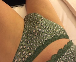 gingerandmaryann:  The panties and cami under my suit today. 