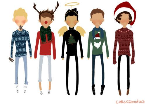 cargsdoodles:  I made a christmas version too. /seasons greetings yall/ 