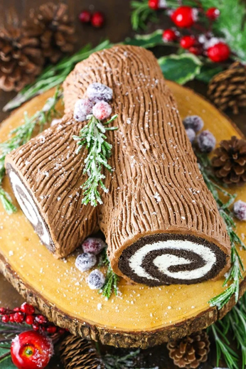 ransnacked:  yule log cake | life love and adult photos