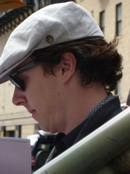 sherlockstuff: not—your—housekeeper: Part 1 of my photos from Letterman on Thursday, May