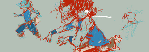 Some of the sketches for my Avatar gallery painting. The Legend of Korra / Avatar: The Last Airbende