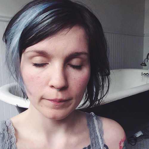 Rolling around on the floor hair.  If you&rsquo;re reading this, stop reblogging my posts and re