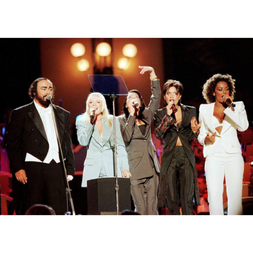 #OnThisDay: Spice Girls performing ‘Viva Forever’ Live with Luciano Pavarotti at the War