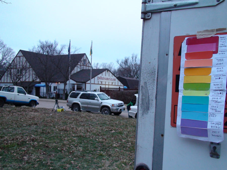 equalitopia:  Nonprofit Buys House Across From Westboro Baptist Church, Paints It