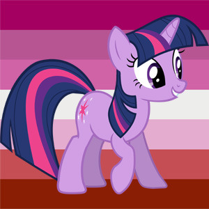 My Little Pony + Twilight Sparkle (LGBT+ Pride)Feel free to save and use![Requested by @ichigohoshim