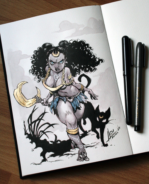 2016Moon Warrior, inspired by the Sailor Moon Character Design Challenge ♥ Pentel &amp; Z