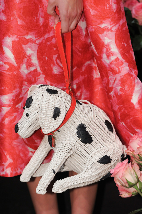 themakeupbrush:Kitschy-cute bags at Kate Spade Spring 2016